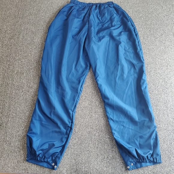 Womens Scrub Pants Blue Elastic Waist Stretch Jogger Adult Medical - 2 Pants - Picture 2 of 6